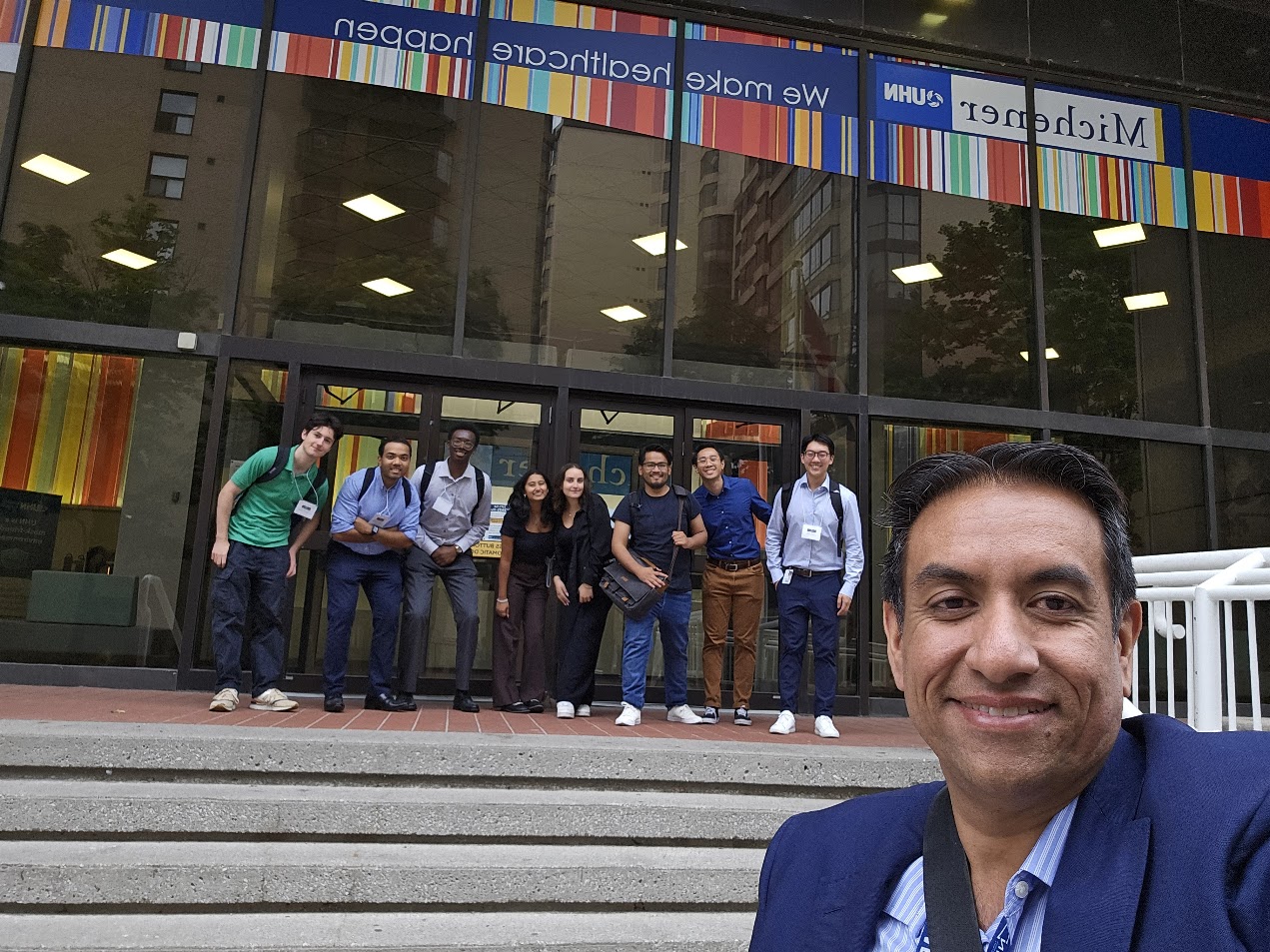 Summer of Vibes students and clinicians at Scarborough Health Network